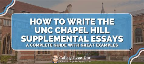 Does UNC Chapel Hill Have Supplemental Essays: Exploring the Nuances of College Application Writing